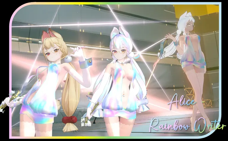 ゼンレスゾーンゼロ アリス mod Alice - Rainbow Writer（colored hair）
