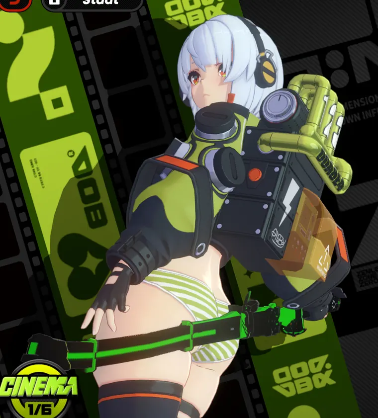 ゼンレスゾーンゼロ アンビー mod Anby - Shinri Tsukiyomi Katana in Green