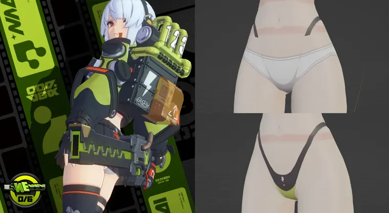 ゼンレスゾーンゼロ アンビー mod Anby Simple Pantsu