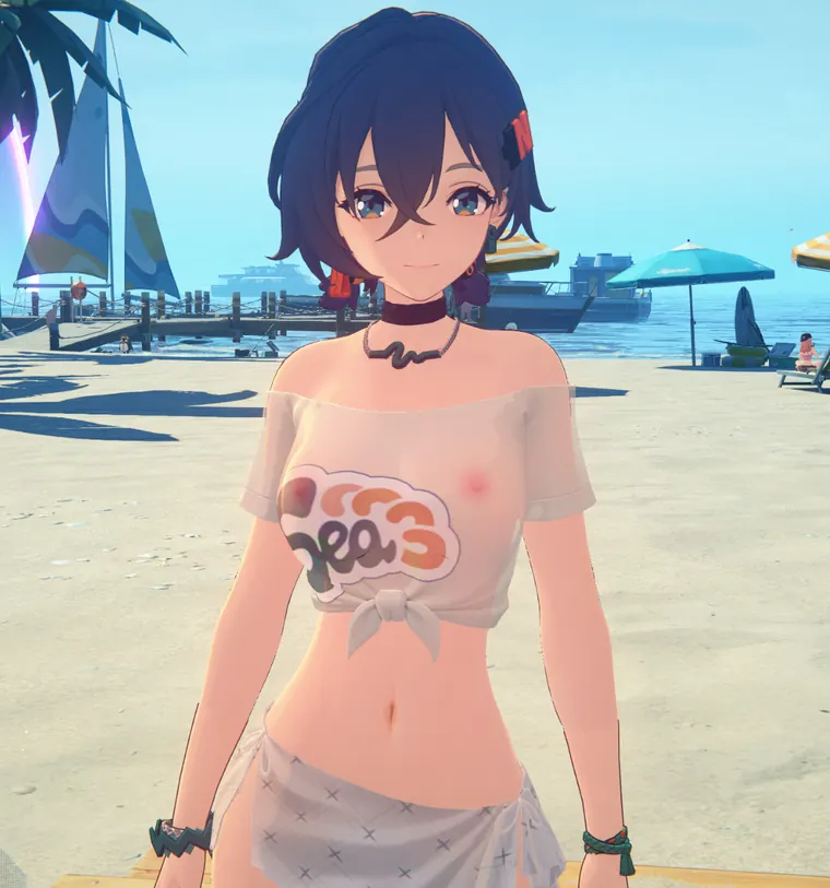 ゼンレスゾーンゼロ リン mod Belle Sex swimwear