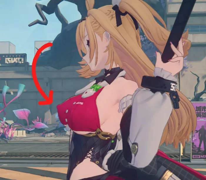ゼンレスゾーンゼロ シーシィア mod Cissia with Distinct Nipple Bumps