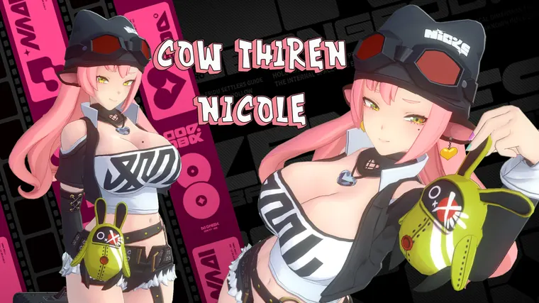 ゼンレスゾーンゼロ ニコ mod Cow Thiren Nicole