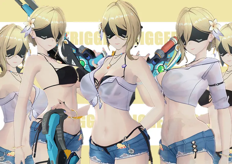 ゼンレスゾーンゼロ トリガー mod 扳机 Trigger 海滩漫步