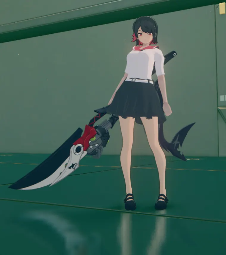 ゼンレスゾーンゼロ エレン mod Ellen schoolgirl with a sidejob
