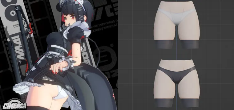 ゼンレスゾーンゼロ エレン mod Ellen Simple Pantsu