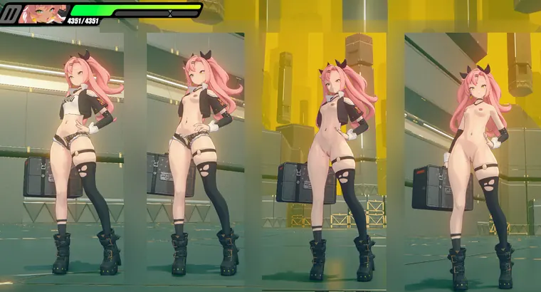 ゼンレスゾーンゼロ ニコ mod Flat Nicole Healthbar