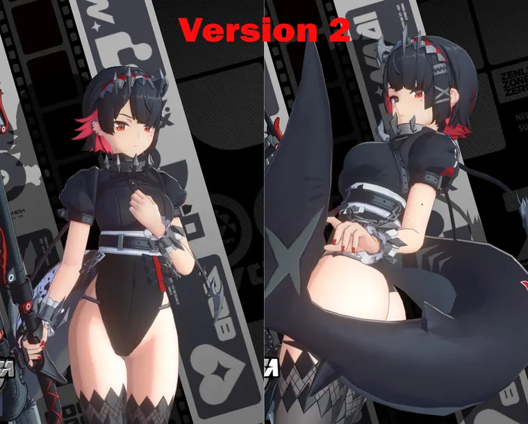 ゼンレスゾーンゼロ エレン mod G-String Textures for Ellen's Leotard
