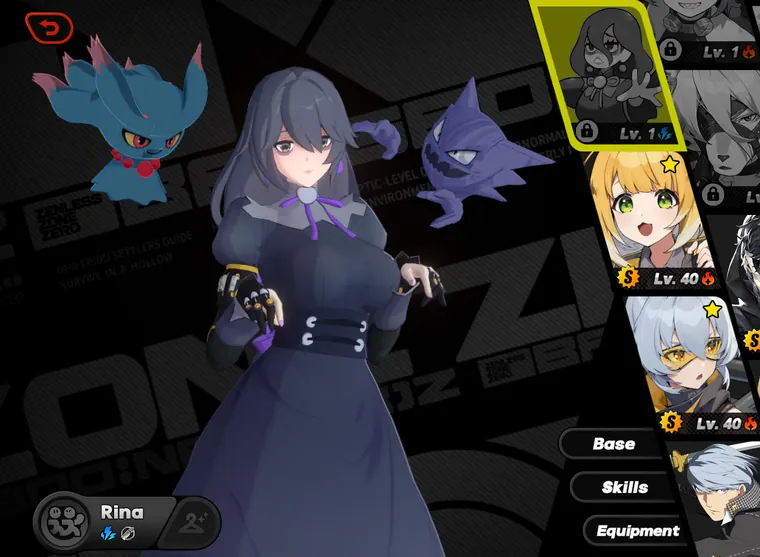 ゼンレスゾーンゼロ リナ mod Ghost Pokemon For Rina (Weapons)