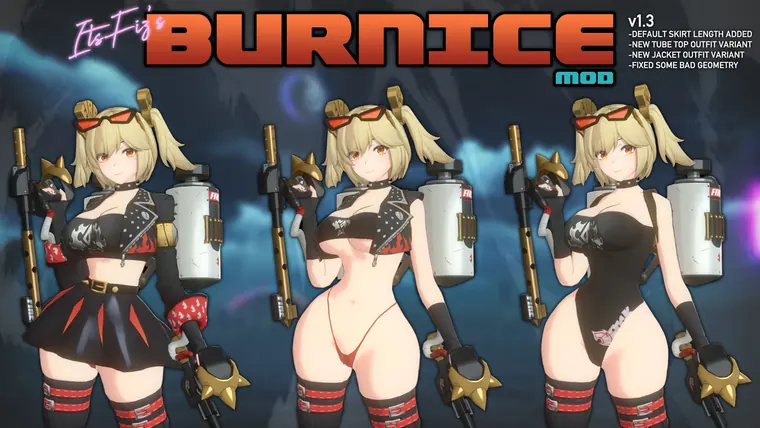 ゼンレスゾーンゼロ バーニス mod ItsFiz's Burnice Mod v1.3