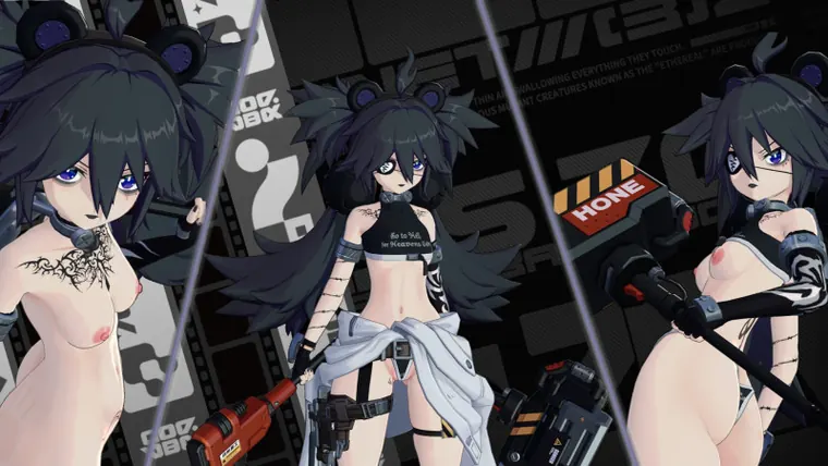 ゼンレスゾーンゼロ クレタ mod Koleda to goth recolor