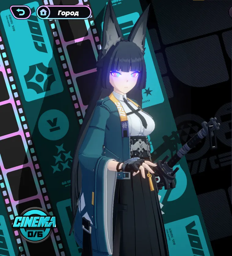 ゼンレスゾーンゼロ 雅 mod Miyabi Glowing Eyes&amp;Sword
