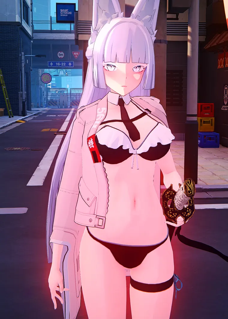 ゼンレスゾーンゼロ 雅 mod Miyabi white makeup