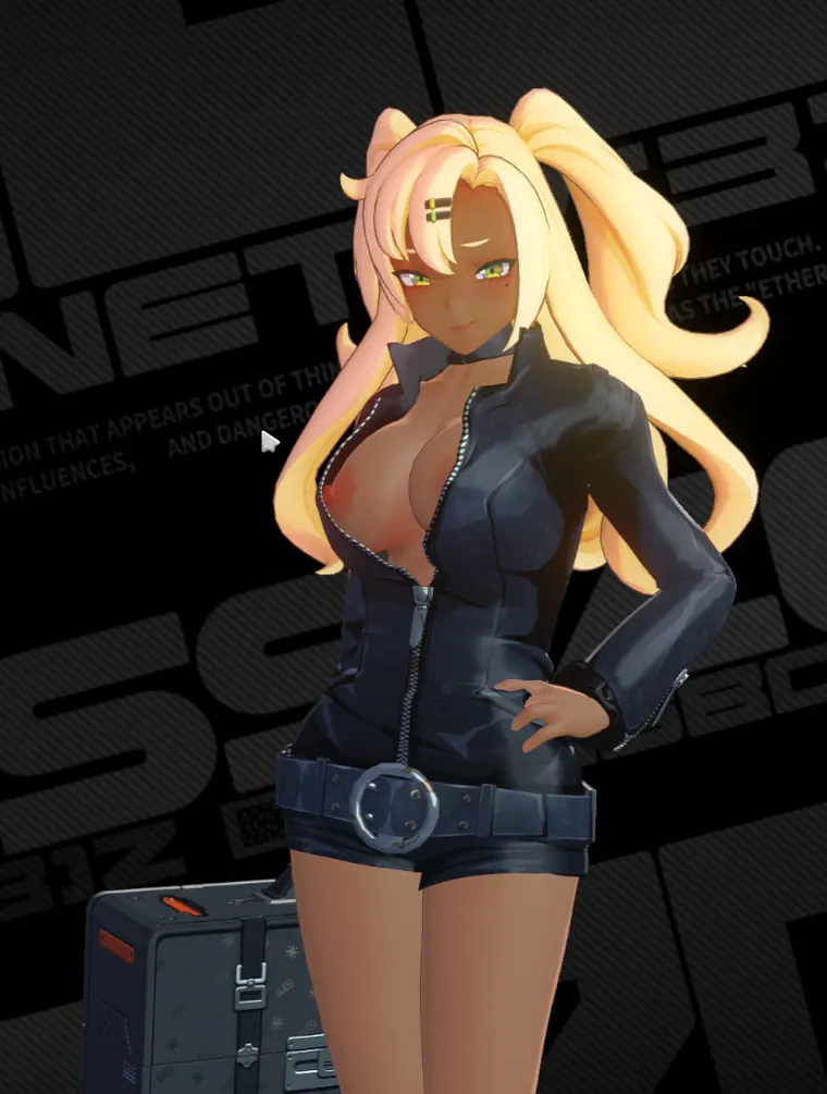 ゼンレスゾーンゼロ ニコ mod Nicole leather 妮可皮衣 - Retexture