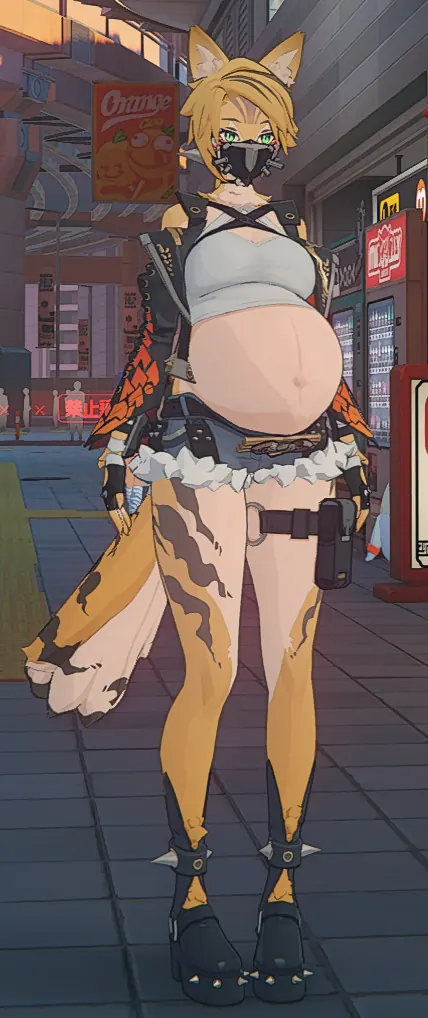ゼンレスゾーンゼロ プルクラ mod Pregant Pulchra [Revamped]