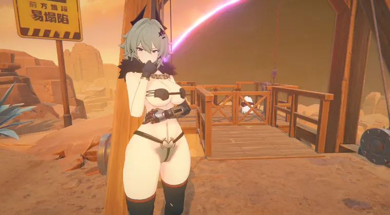 ゼンレスゾーンゼロ シーザー mod Pubic Hair texture for Exce's Caesar (Mini Update)