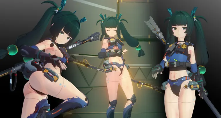 ゼンレスゾーンゼロ 青衣 mod Qingyi Skimpy Cop Toggle Collection
