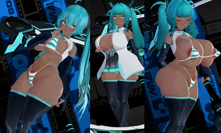 ゼンレスゾーンゼロ 青衣 mod Qingyi X Hatsune Miku