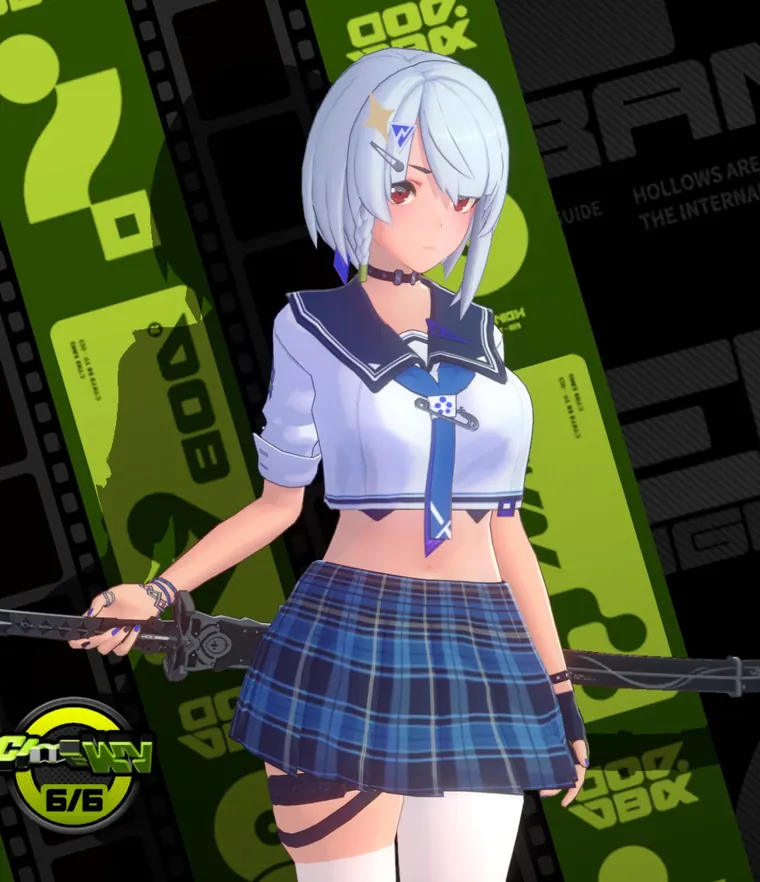 ゼンレスゾーンゼロ アンビー mod Schooolgirl Anby