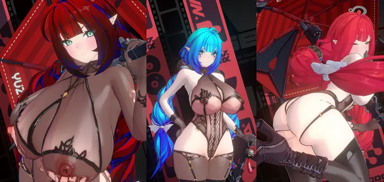 ゼンレスゾーンゼロ 柚葉 mod Sexy Vampiress Yuzuha