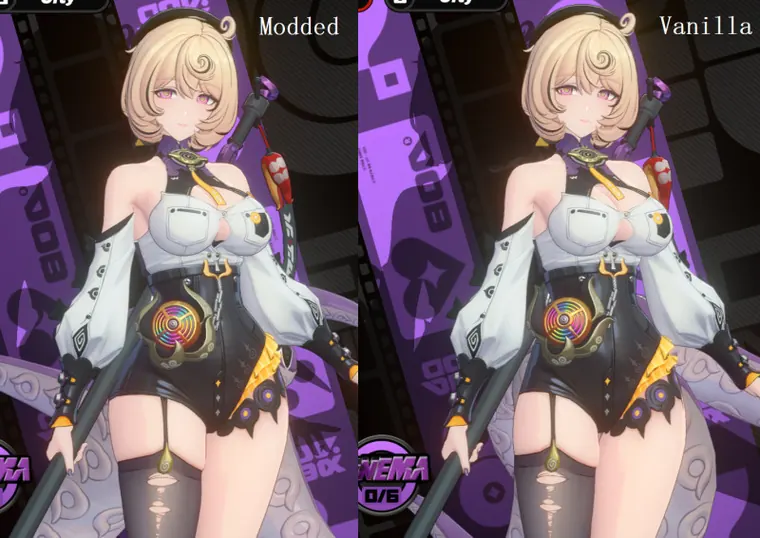 ゼンレスゾーンゼロ イドリー mod Slightly thicker Yidhari