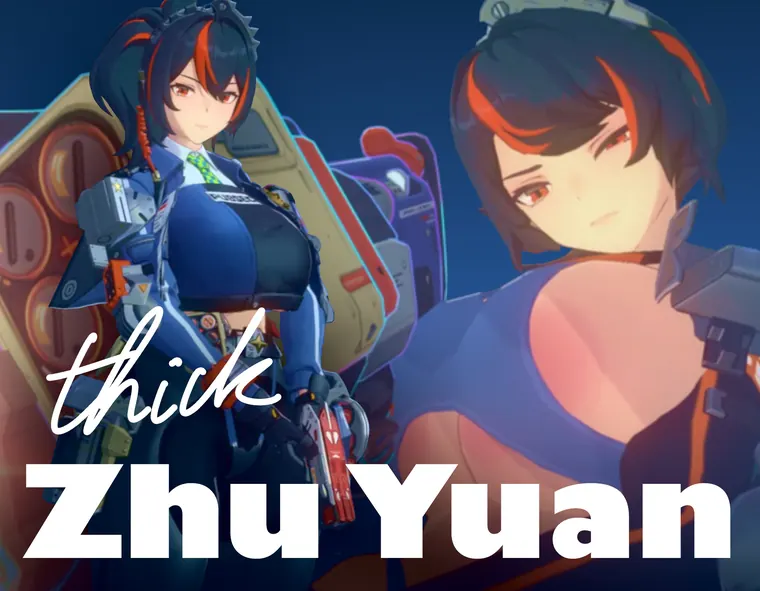 ゼンレスゾーンゼロ 朱鳶 mod Thick Zhu Yuan MOD