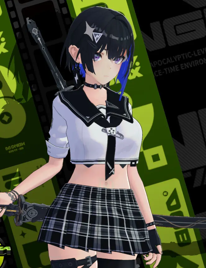 ゼンレスゾーンゼロ アンビー mod Tsukuyomi Replaces Anby