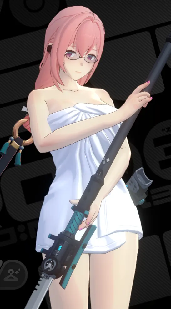ゼンレスゾーンゼロ 柳 mod Yanagi Bathtowel