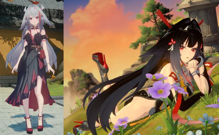 ゼンレスゾーンゼロ 葉瞬光 mod Ye Shunguang High Heels &amp; Recolor (OG+Skin)