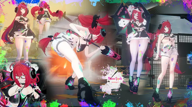 ゼンレスゾーンゼロ 柚葉 mod Yuzuha Hollow Graffiti
