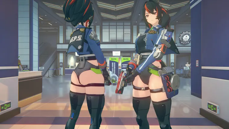 ゼンレスゾーンゼロ 朱鳶 mod [Zhu Yuan]Leg augmentations