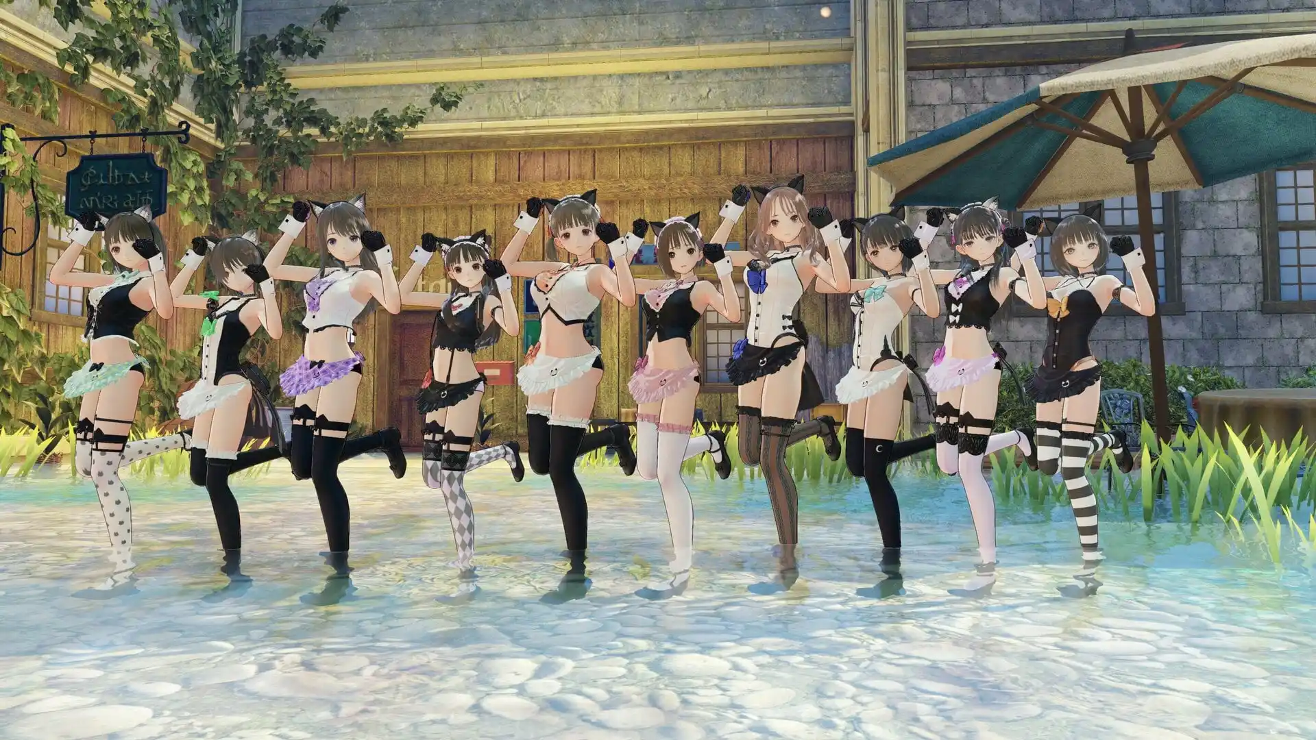 BLUE REFLECTION TIE/帝 猫メイド服mod