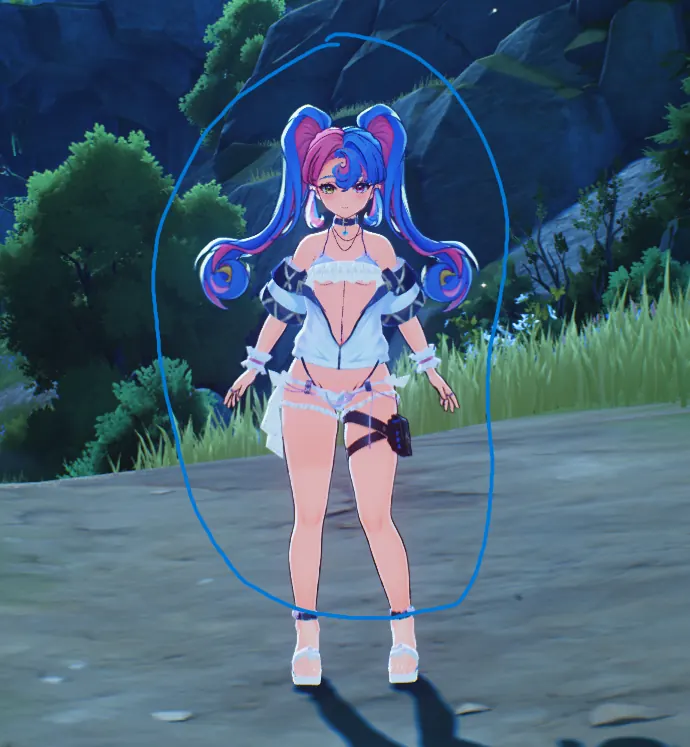 鳴潮 ロココ Roccia Roccia Bikini Upgraded mod