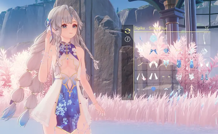 鳴潮 シグリカ Sigrika Sigrika - Simple Blue mod