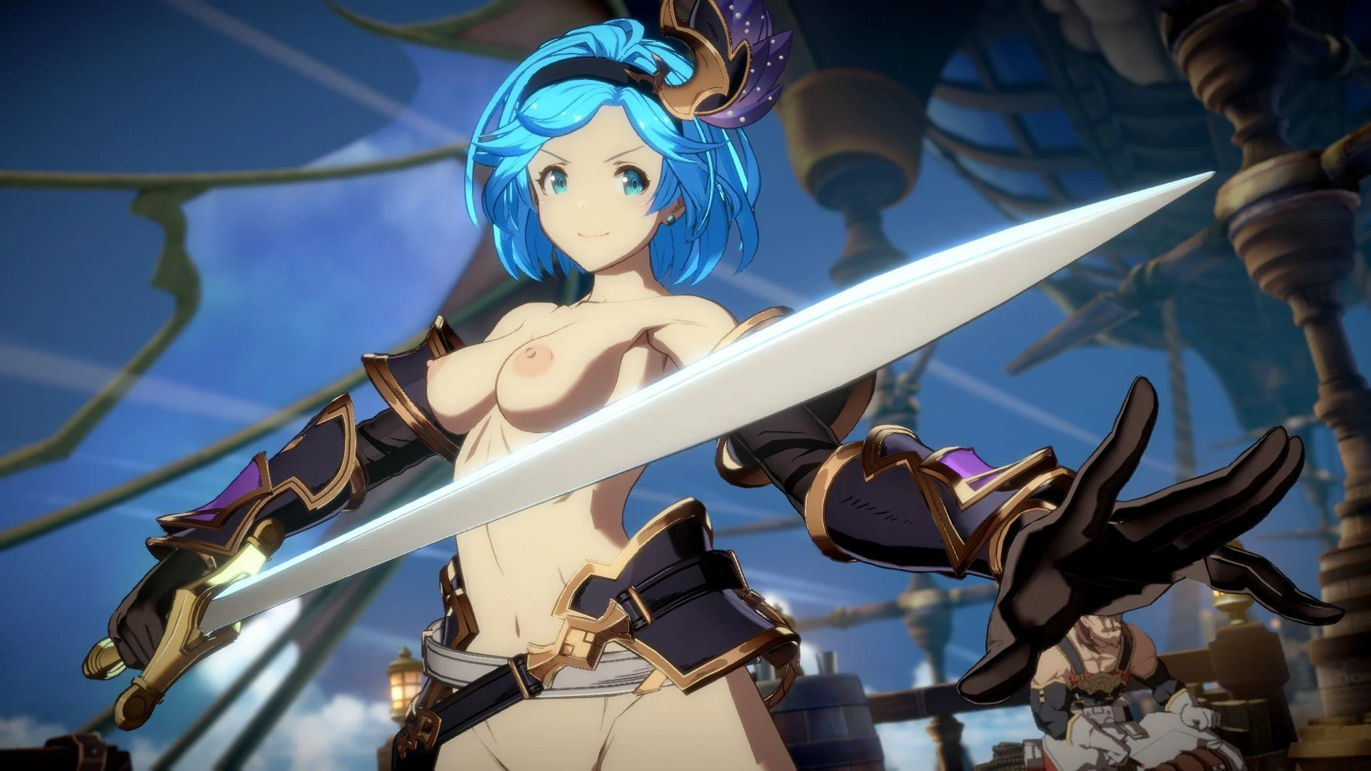 GBVSR ジータ DJT_Costume02_HalfNude_Phys mod