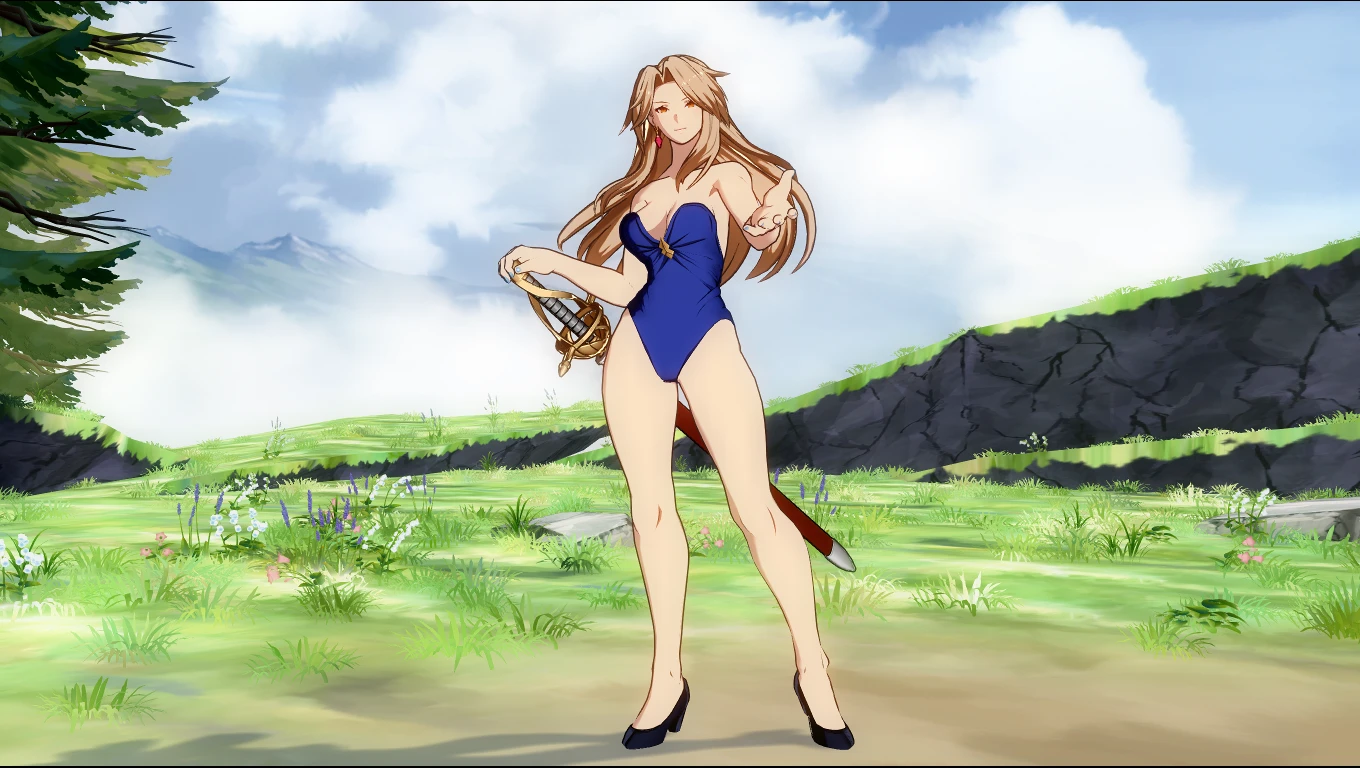 GBVSR カタリナ Katalina Costume02 Swimsuit Edit mod