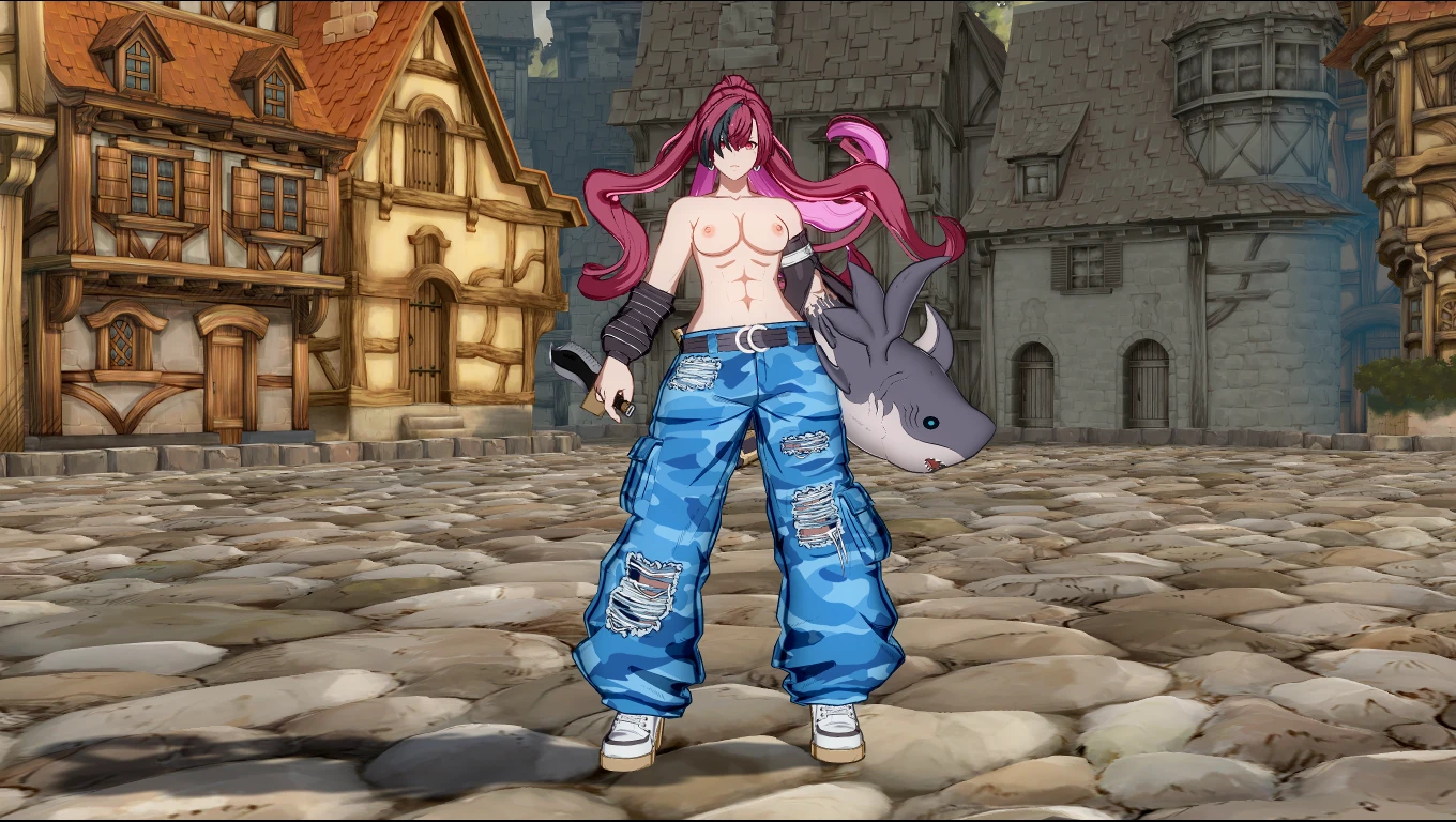 GBVSR メグ Meg Costume02 Topless mod