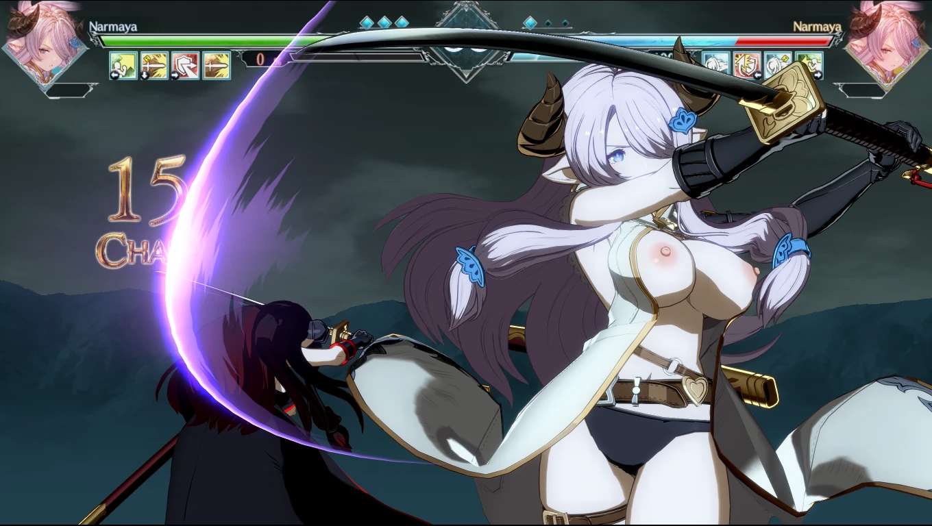 GBVSR ナルメア Narmaya Topless mod