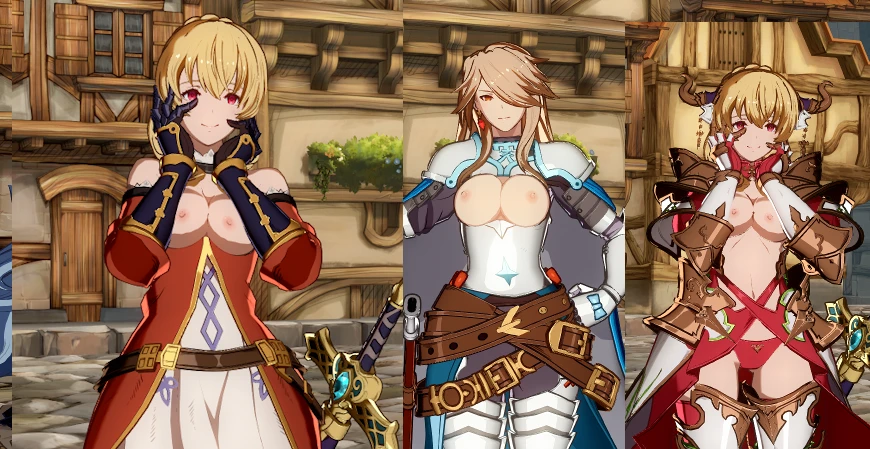 GBVSR カタリナ Topless Katalina and Vira mod