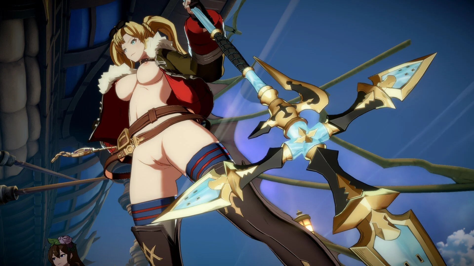 GBVSR ゼタ ZET_CrimsonBomber_HalfNude mod