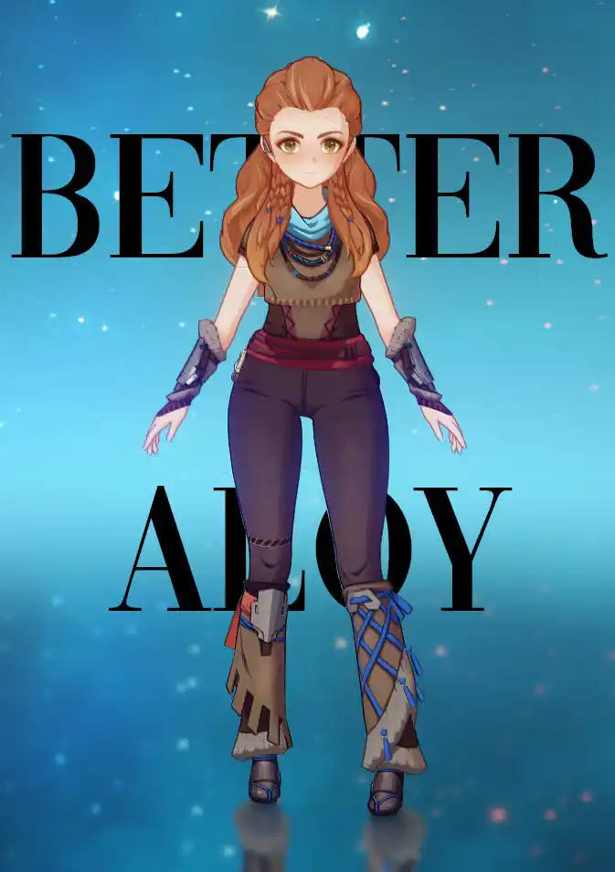 原神 アーロイ Better Aloy - Less clothes & thiccer mod