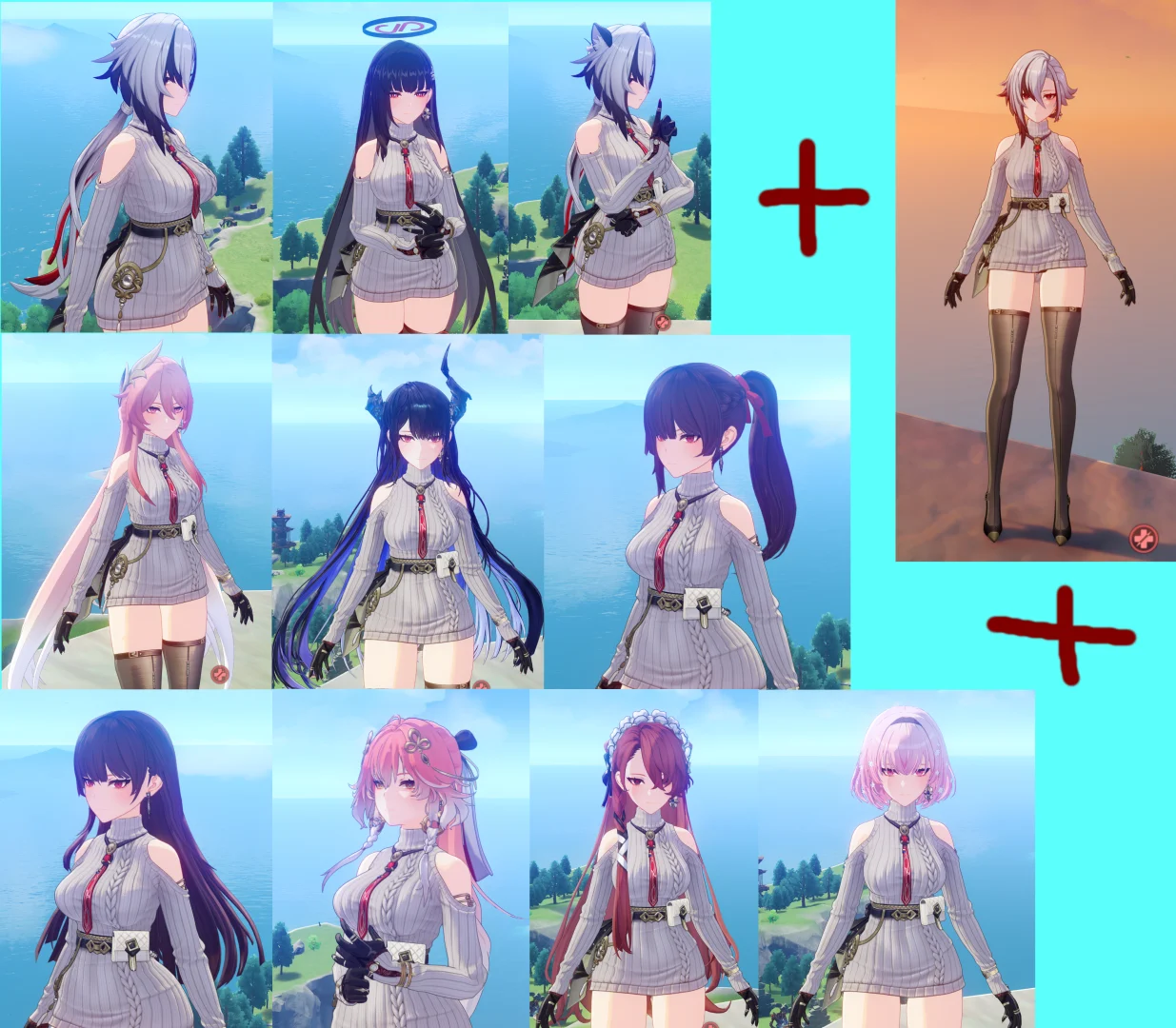 アルレッキーノ Arlecchino City Afternoon Tea Mod＋ヘアスタイル mod