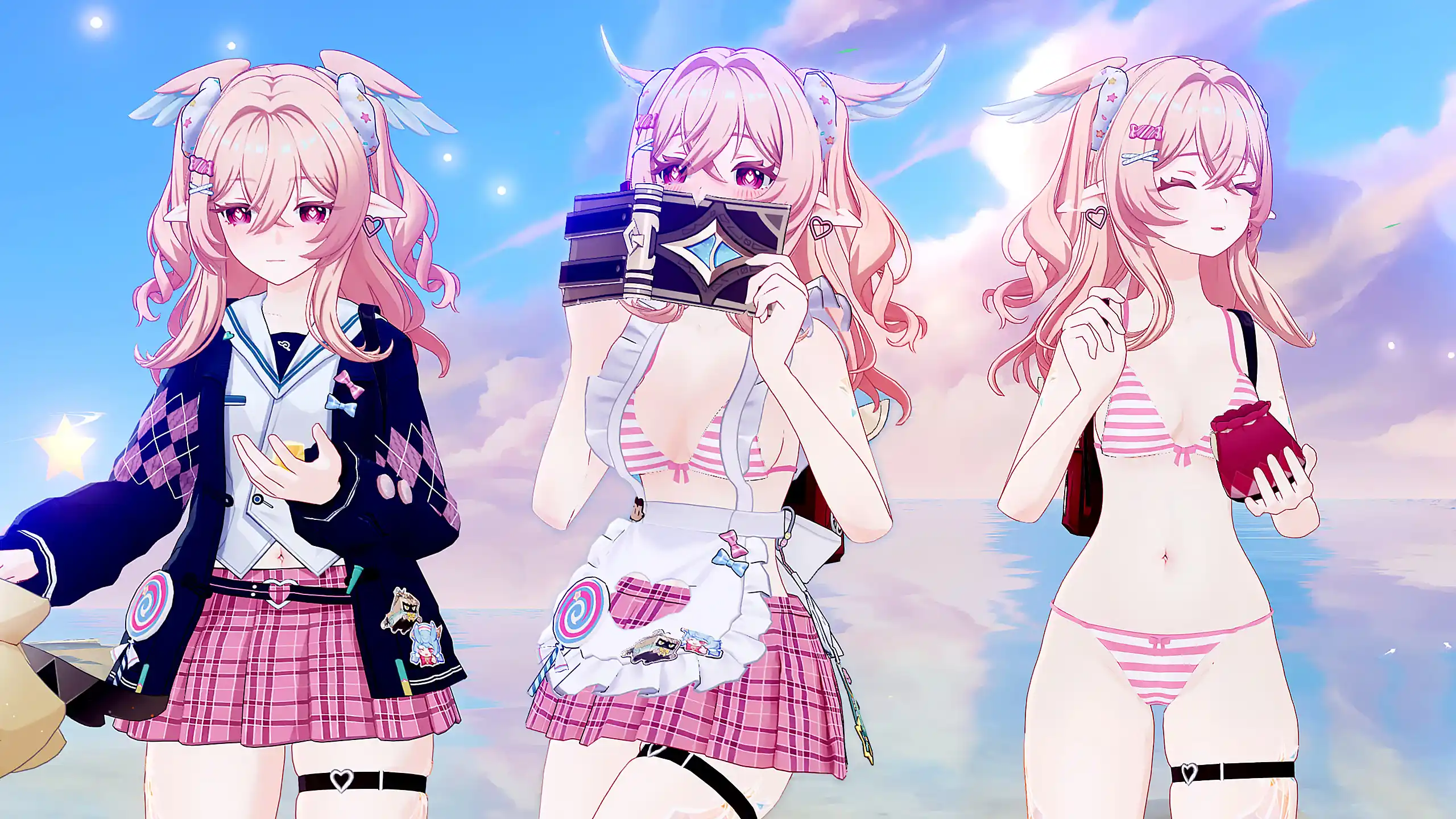 リンネア Linnea School Apron Lingerie Mod mod