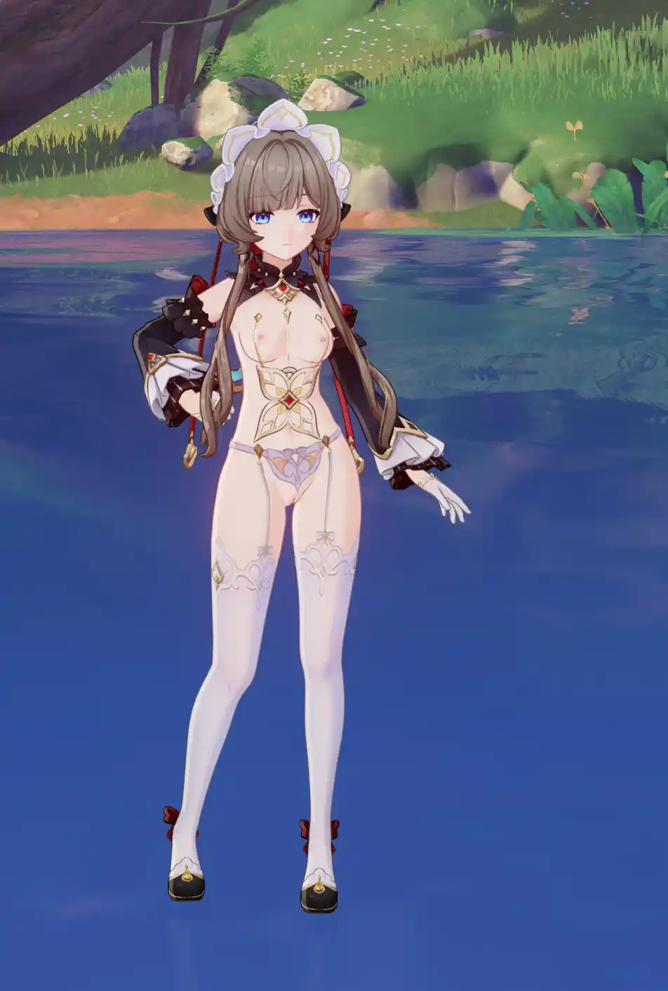 サンドローネ Sandrone - Clothing changes and nudity mod
