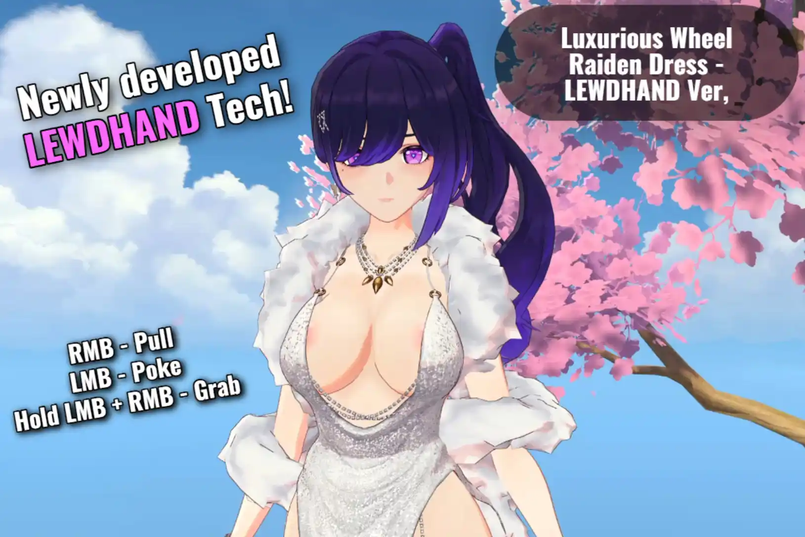 雷電将軍 Luxurious Wheels Dress Raiden - LEWDHAND Ver. mod