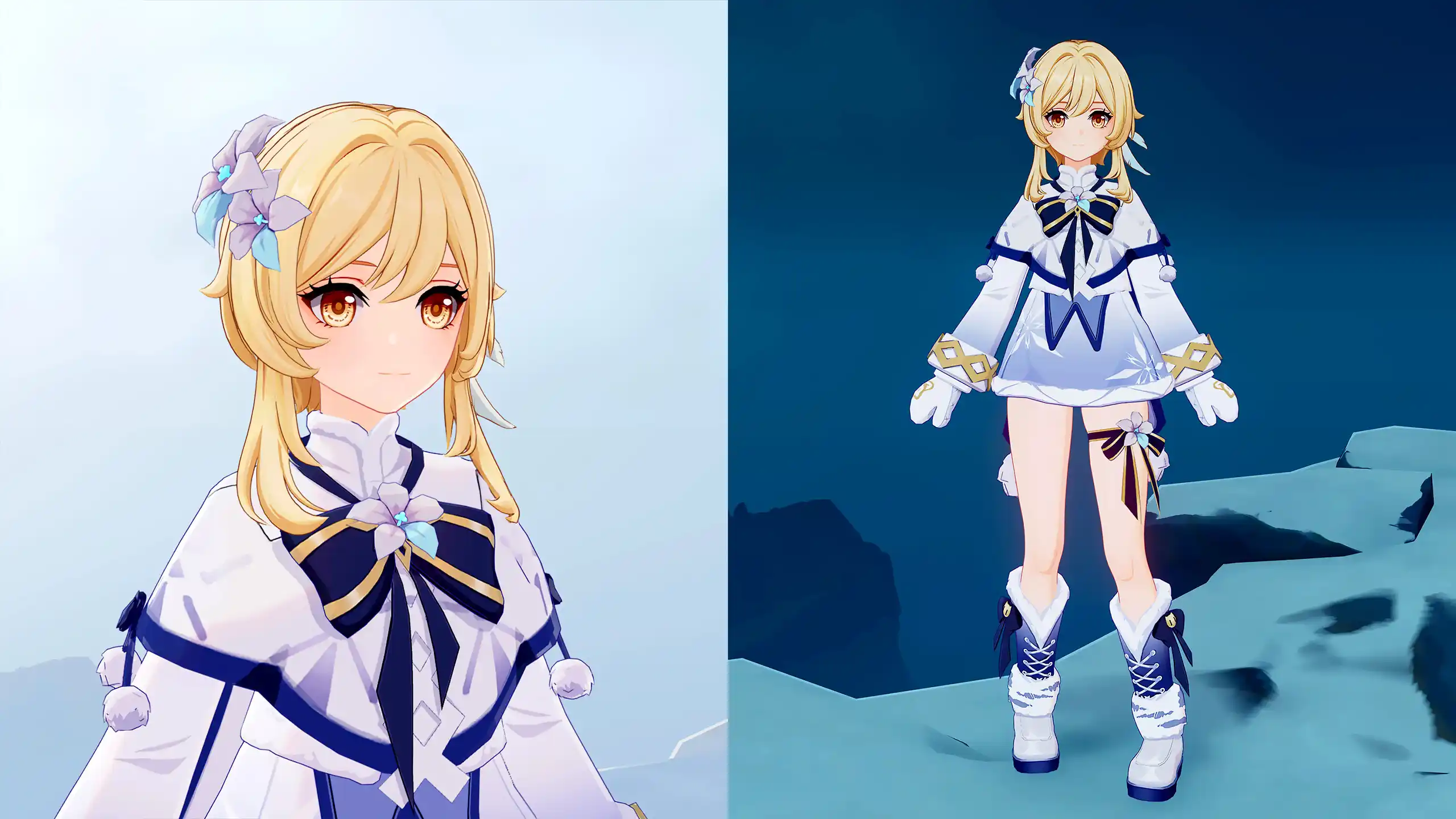 蛍 Lumine Snezhnaya Winter Mod mod