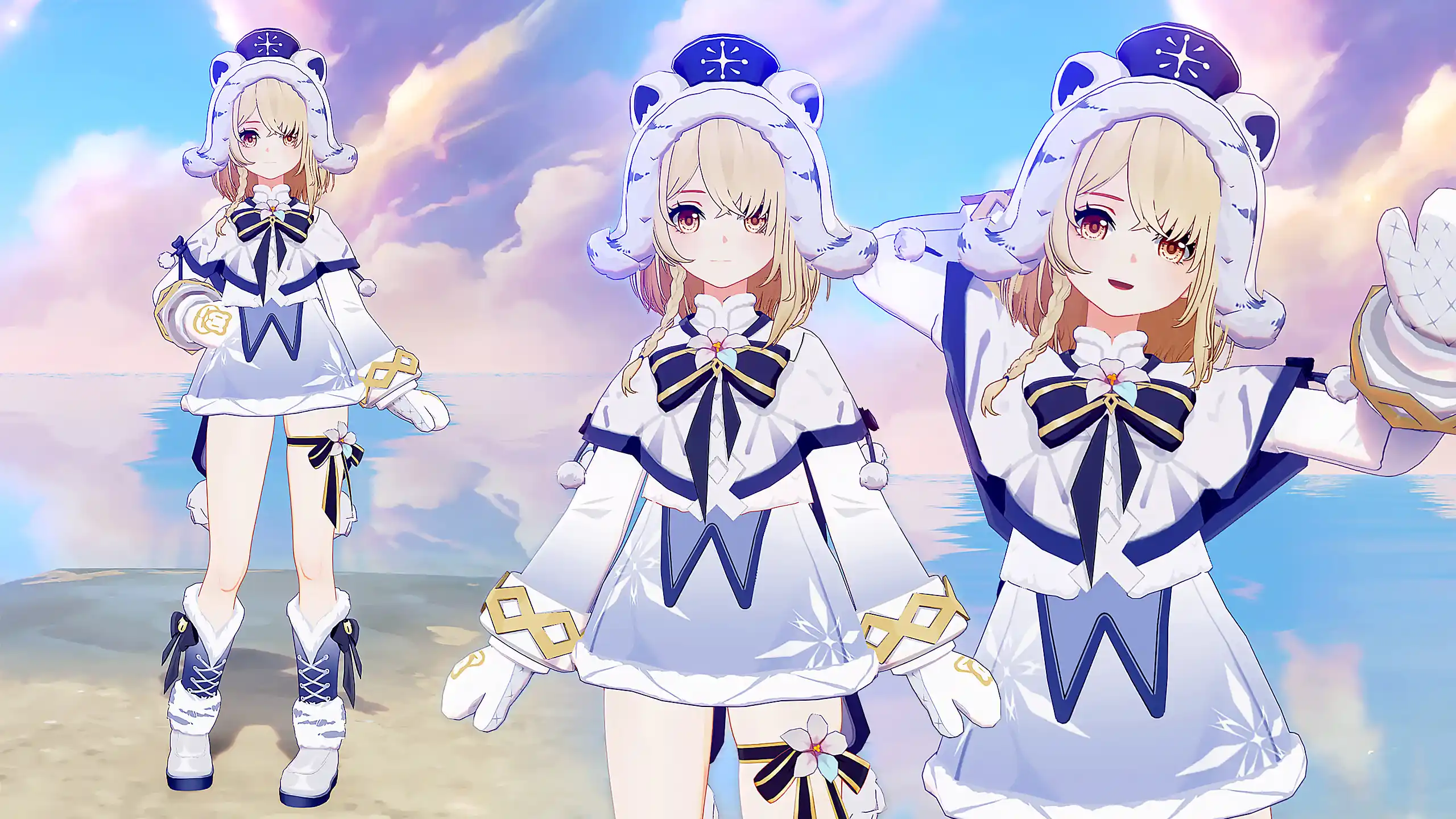 蛍 Lumine Snezhnaya Winter Mod mod