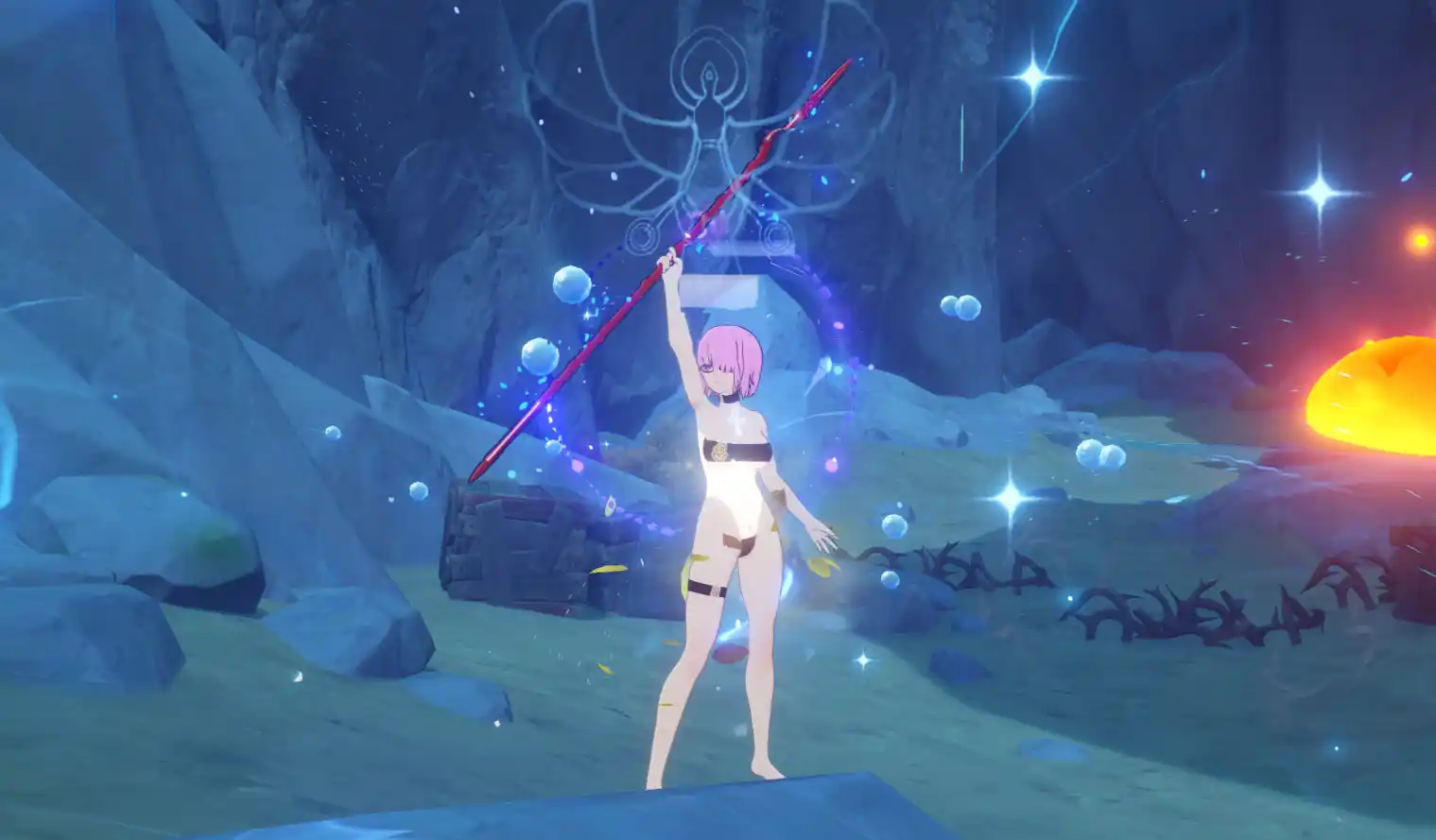 原神 キャンディス Mash Kyrielight (With SHIELD) mod