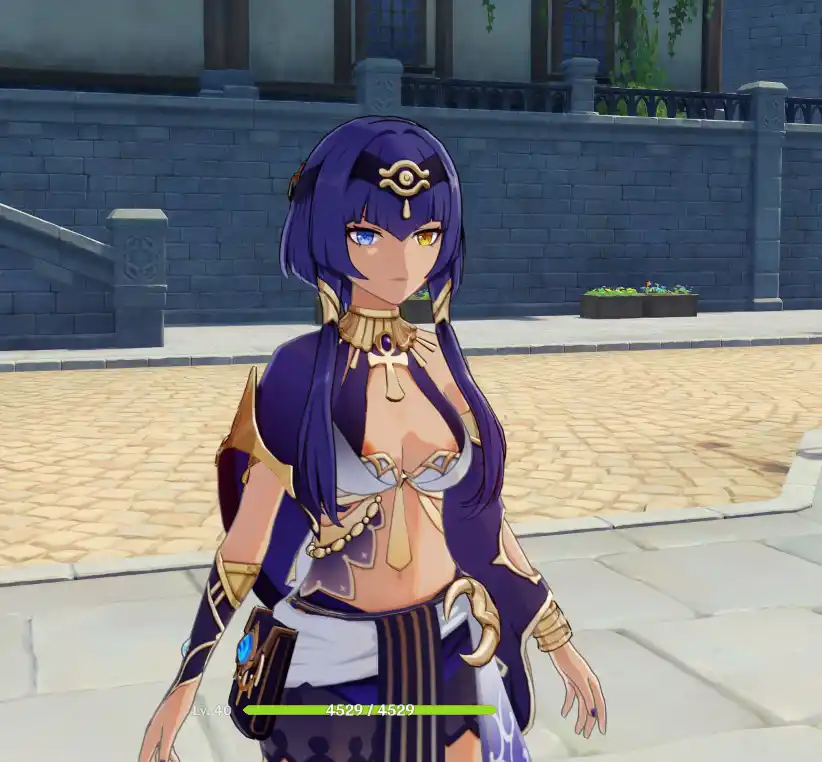 原神 キャンディス Candace Plus - Thiccer, exposed breasts & no cape mod