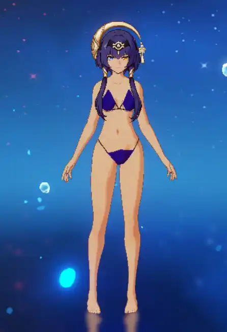 原神 キャンディス Candace Bikini multiple versions mod