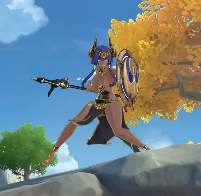 原神 キャンディス Dark Sun Candace Darkerskin mod